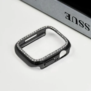 Apple Watch 3 4 5 6 7 8 9 Uyumlu 49MM Kasa Koruyucu Işıltılı Parlak Taşlı Koruma