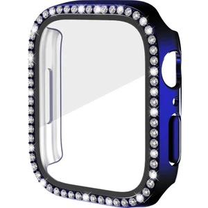 Apple Watch 3 4 5 6 7 8 9 Uyumlu 49MM Kasa Koruyucu Işıltılı Parlak Taşlı Koruma