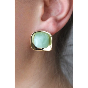 Akrilik Taşlı Kare Model Küpe