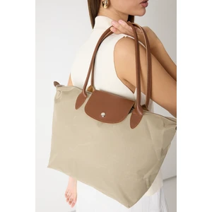 Powerspeed Kadın Vizon Orta Boy Askılı El ve Omuz Çantası