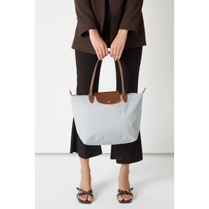 Powerspeed Kadın Gri Orta Boy Askılı El ve Omuz Çantası