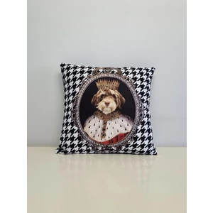 Cockapoo Prens Kaz Ayağı Desen Kırlent Kılıfı