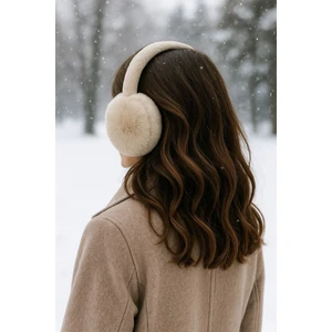 Kadın Kışlık Peluş Katlamalı Kulaklık – Kulakları Sıcak Tutan Yumuşak ve Şık Model