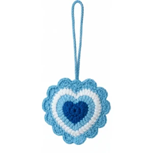 Bebek Amigurumi % 100 El Örgüsü Beşik ve Puset Nazar Boncuğu