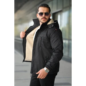 Erkek Kürklü Kışlık Mont Su ve Rüzgar Geçirmez