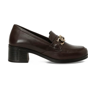 Polaris 5 Nokta 105634.Z5PR Kahverengi Kadın Topuklu Ayakkabı