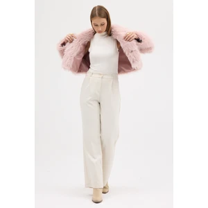 Kadın Premium Yakalı Kısa Suni Kürk