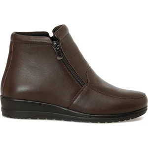 Polaris 5 Nokta 103510.Z5PR Kahverengi Kadın Dolgu Topuk Bot