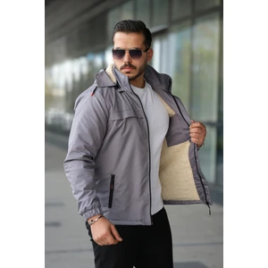 Erkek Kürklü Kışlık Mont Su ve Rüzgar Geçirmez