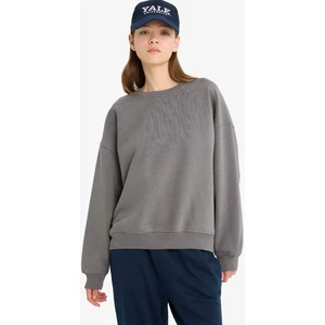 Oversize Bisiklet Yaka Basic Sweatshirt A4177AX25WN