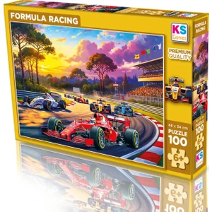 Ks Games Formula Racing 100 Parça Puzzle