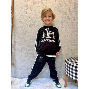 Erkek Çocuk 3 Iplik Fırçalı Kumaş Takım