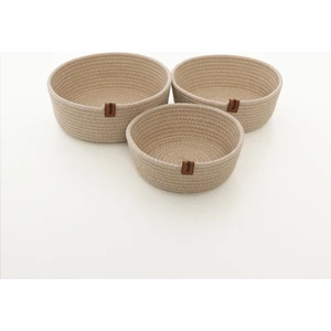 Hasır 3’lü Sepet Seti – El Yapımı Jüt Düzenleyici Organizer (3 Boy)