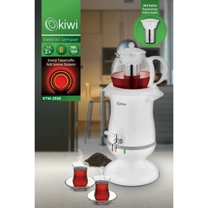 Elektrikli Semaver Çay Makinesi KTM-2930 2,5 Lt Kapasite