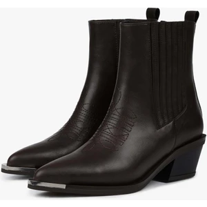 Kadın Stormi Kahve Cilt Kovboy Bot