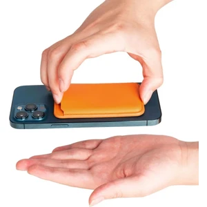 Iphone 17 ve Tüm Modelerine Uyumlu Magsafe Özellikli Cardsafe Kahve Renk Deri Cüzdan Kartlık