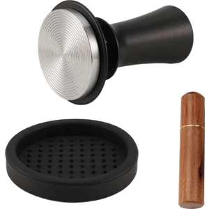 Espresso Kahve Makinesi Için Wdt Aletli Kalibre Edilmiş Yaylı 51MM Kahve Espresso Tamper, Silikon Mat ile (Yurt Dışından)