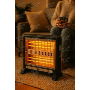 Elektrikli Soba Elektirikli Isıtıcı Cvs Dn 3016 1000 W Şömine Tipi Quartz Yeni Nesil Az Enerji