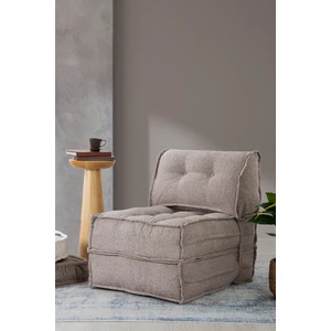 Mocca Buklet Dekoratif Yataklı Koltuk Tek Kişilik