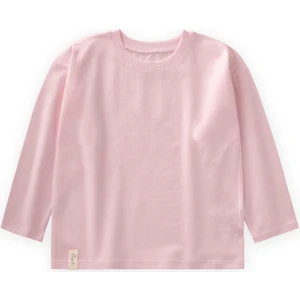 Mevsimlik Basic T-Shırt 2-10 Yaş Pudra Pembe