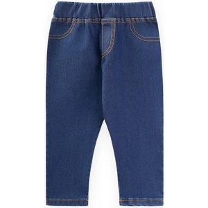 Sahte Cepli Tayt Pantolon 1-7 Yaş Mavi