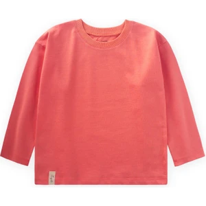 Mevsimlik Basic T-Shırt 2-10 Yaş Mercan