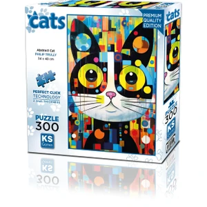 Ks Games Abstract Cat 300 Parça Puzzle