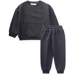 Sweatshirt Takım 1-8 Yaş Antrasit