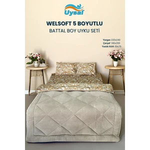 Welsoft 5 Boyutlu Battal Boy Uyku Seti