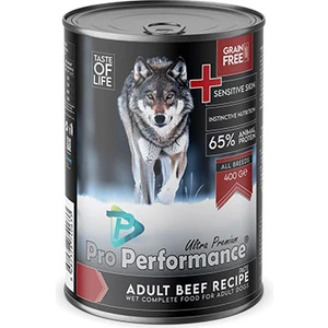 Pro Performance Ultra Premium Biftekli Yetişkin Köpek Konservesi 400 gr