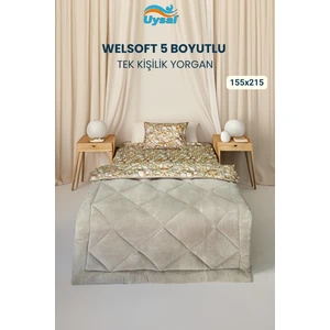 Welsoft 5 Boyutlu Tek Kişilik Yorgan