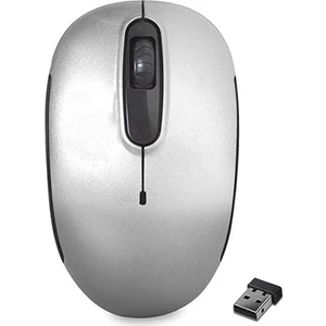 SMW-666 Gümüş USB 2.4 GHZ Optik Kablosuz Mouse 1500Dpı