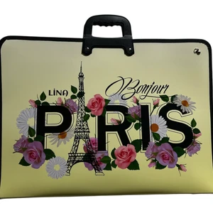 35X50 Özel Tasarım Baskılı Resim Çantası | Fermuarlı ve Dayanıklı Askılı Çanta | Sanatçı ve Öğrenciler Için Şık Taşıma Çantası