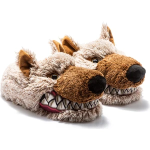 Kurt Erkek Hayvanlı Panduf Bej 41/46