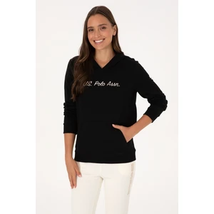 U.s. Polo Assn. Kadın Siyah Sweatshirt 50313559-VR046
