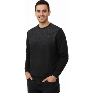 Erkek Mevsimlik Doğal Pamuklu Şık Sweatshirt Bisiklet Yaka Panolu Uzun Kollu Rahat Kesim Tam Kalıp