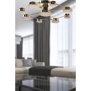 Arelon Ledli 9.lu Avize Gold Kaplama