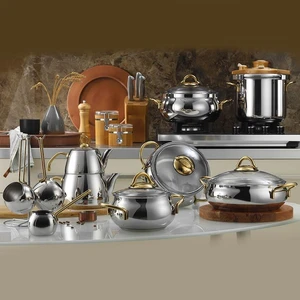 Kütahya Porselen 18 Parça Çeyiz Seti Gold Kulplu