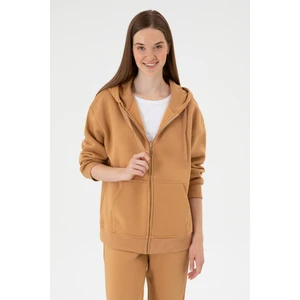 U.s. Polo Assn. Kadın Camel Sweatshirt 50314130-VR015