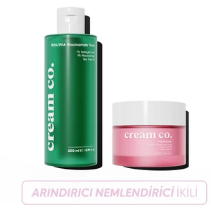 Cream Co. Arındırıcı Aydınlatıcı Akne Karşıtı Matlaştırıcı Nemlendirici İkili