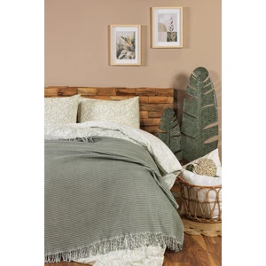 Carlos Battaniye Çift Kişilik Waffle (200X220 Cm) Yeşil