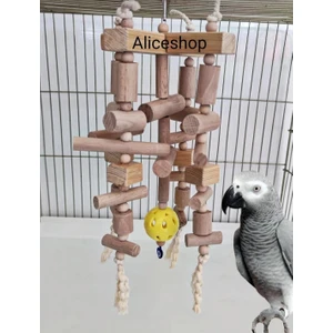 Alice Shop Jako Iskender Pakistan Amazon Macaw Kakadu Papağanı Ahşap Kemirme ve Stres Oyuncağı