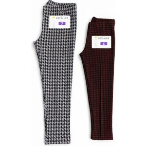 2'li Kışlık Jakarlı Çocuk Tayt Seti – Sıcak ve Rahat