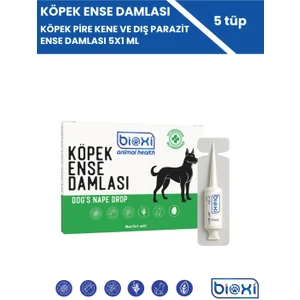 Köpek Pire Kene ve Dıs Parazıt Ensee Damlası 5x1 ml 5 Tüp