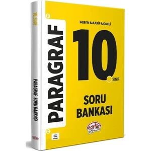 Editör Yayınları 10. Sınıf Paragraf Soru Bankası