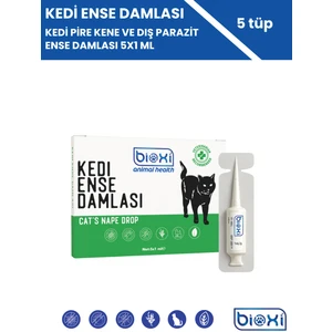 Kedi Pire Kene ve Dış Parazit Ensee Damlası 5x1 ml 5 Tüp