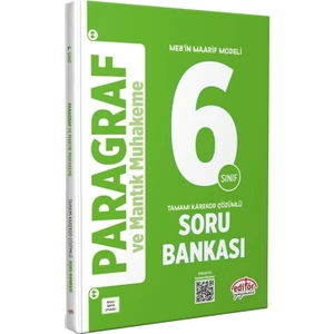 Editör Yayınları 6. Sınıf Paragraf ve Mantık Muhakeme Soru Bankası