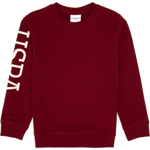 U.s. Polo Assn. Erkek Çocuk Bordo Sweatshirt 50313831-VR014