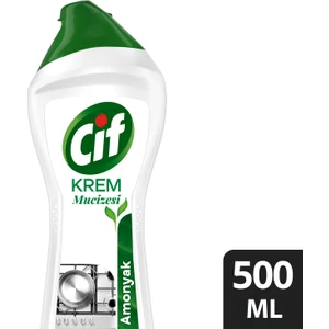 Krem Yüzey Temizleyici Amonyaklı Yağ ve Kireç Sökücü Leke Çıkarıcı 500 ML