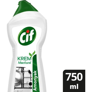 Krem Yüzey Temizleyici Amonyaklı Yağ ve Kireç Sökücü Leke Çıkarıcı 750 ML